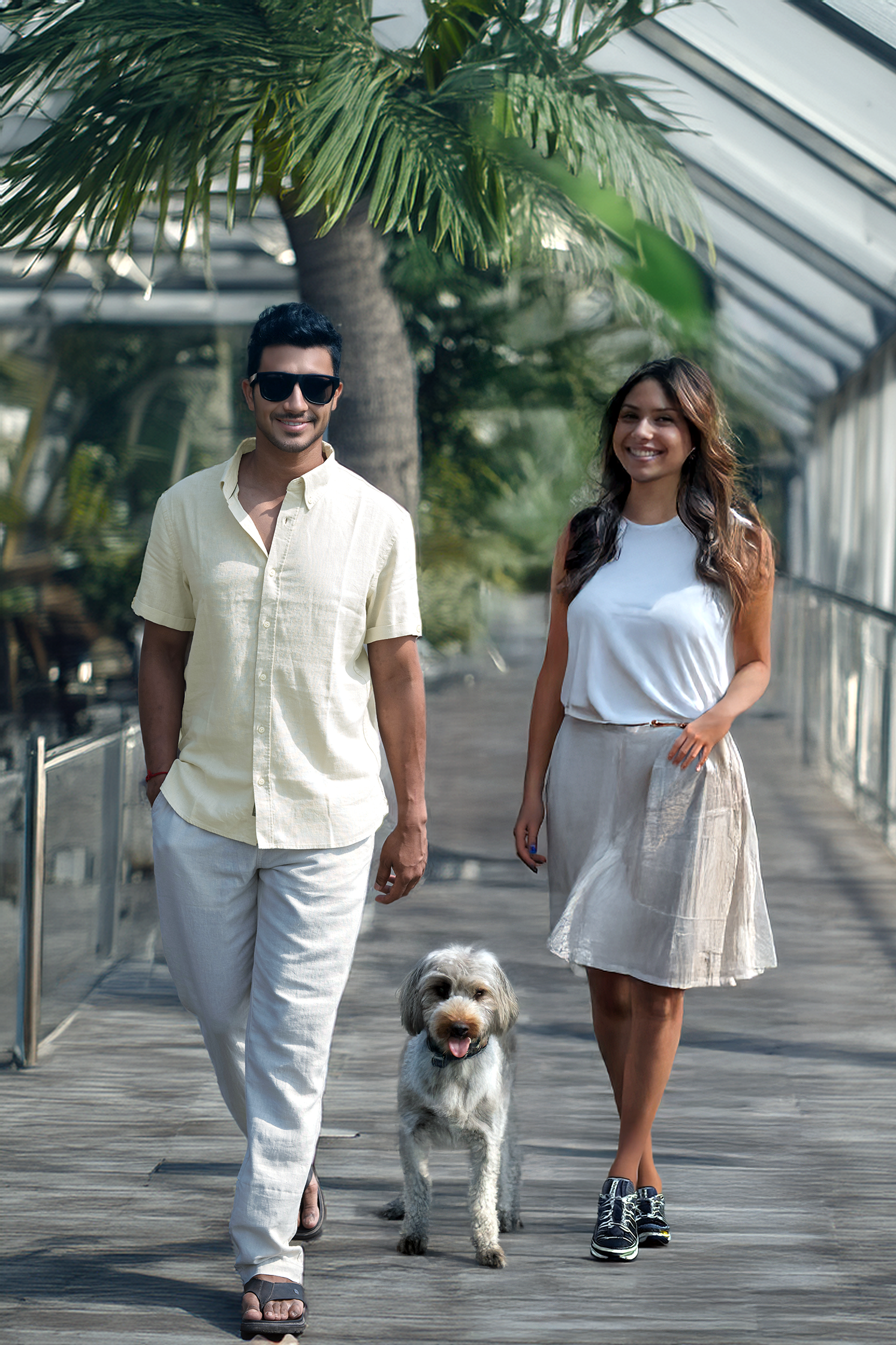 Men’s Linen Blend Short Sleeve Casual Shirt for Vacation, Holiday, Casual Party, Lightweight Button Down Shirt - Off-White