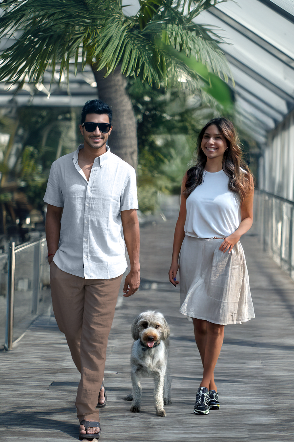 Men’s Linen Blend Short Sleeve Casual Shirt for Vacation, Holiday, Casual Party, Lightweight Button Down Shirt - Light Grey