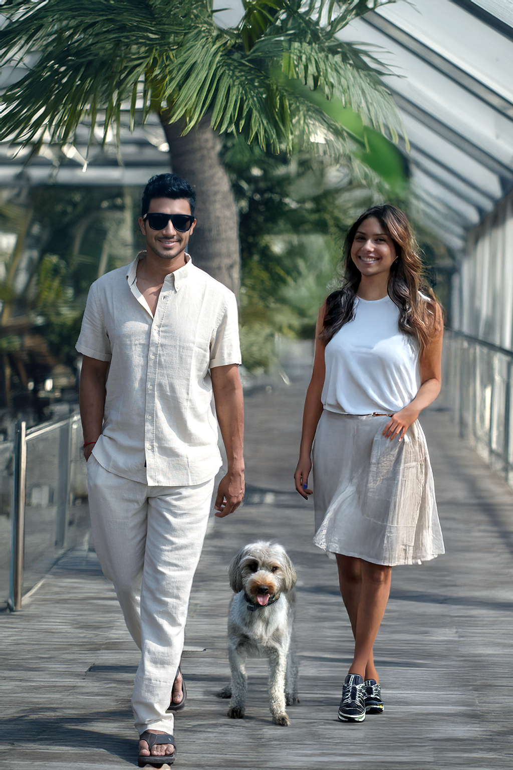 Men’s Linen Blend Short Sleeve Casual Shirt for Vacation, Holiday, Casual Party, Lightweight Button Down Shirt - Oatmeal