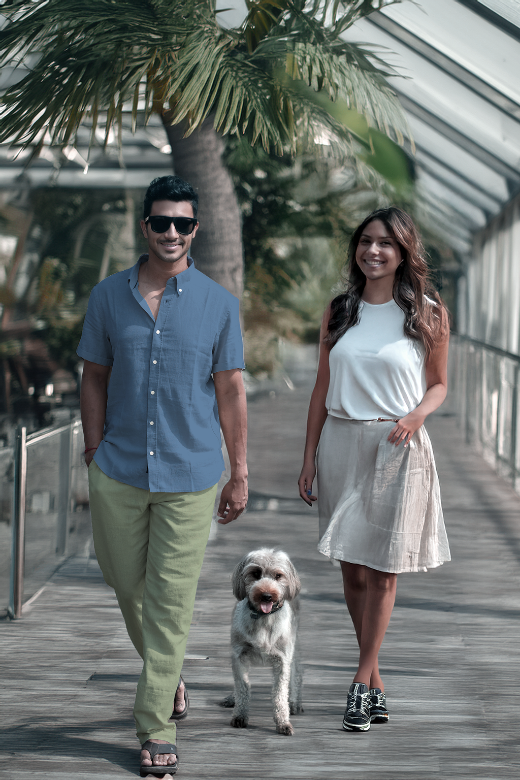 Men's Linen Blend Casual Lightweight Pants, Straight Legs, Functional, Comfortable Pants for a Relaxed Experience - Tea