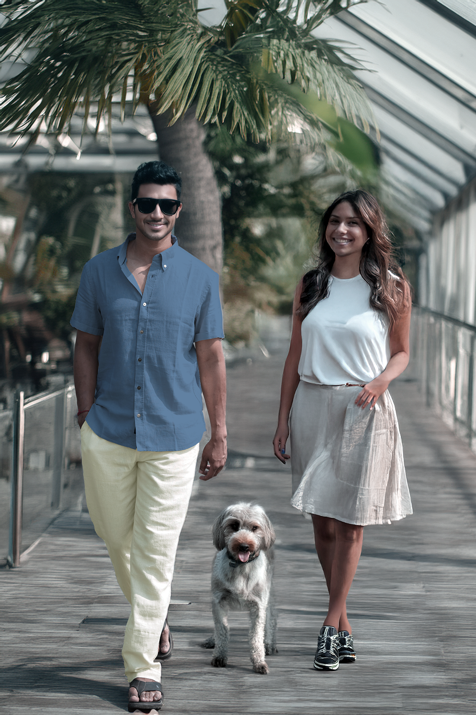 Men's Linen Blend Casual Lightweight Pants, Straight Legs, Functional, Comfortable Pants for a Relaxed Experience - Off White