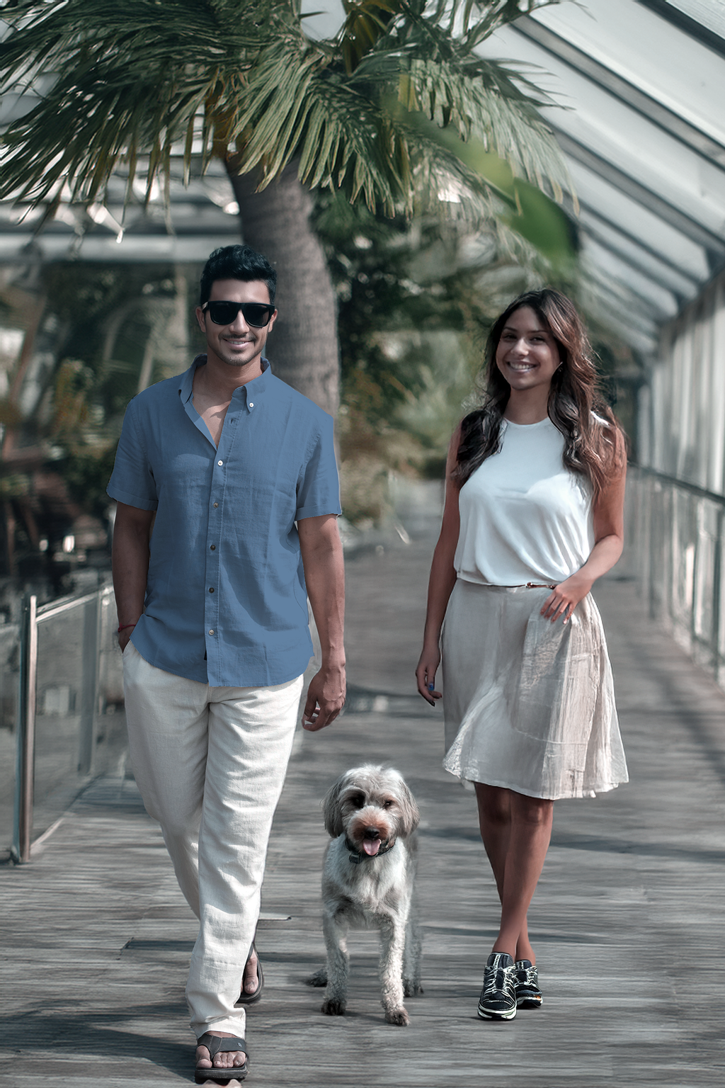 Men's Linen Blend Casual Lightweight Pants, Straight Legs, Functional, Comfortable Pants for a Relaxed Experience - Oatmeal